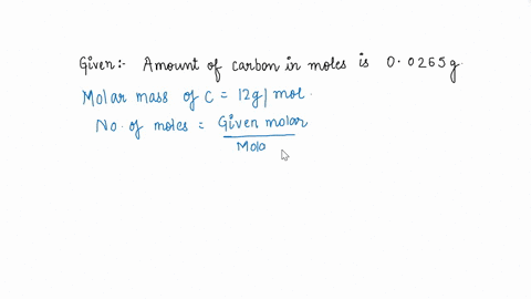 calculate-the-amount-of-carbon-in-moles-contained-in-a-00265-g-pencil-lead-assume-that-the-pencil-lead-is-made-of-pure-graphite-form-of-carbon-show-your-work-84025