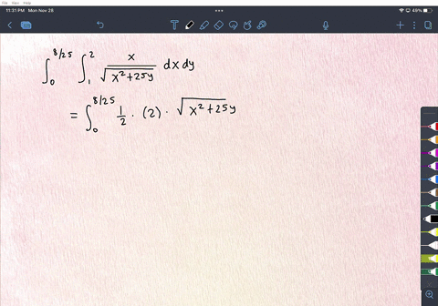 evaluate-the-iterated-integral-use-symbolic-notation-and-fractions-where-needed-1-25-rd-dy-vz-25y-66715