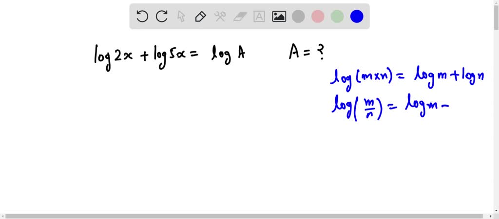 SOLVED: Write log2x + log5x as a single natural logarithm with ...