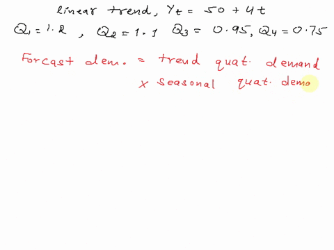 quarterly-demand-for-a-product-includes-both-a-trend-and-seasonality-the-trend-portion-of-deseasonalized-demand-is-forecast-based-on-linear-trend-yt-50-4t-while-the-quarterly-seasonal-relatl-92554