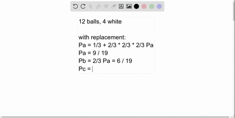 an-urn-contains-12-balls-of-which-4-are-white-three-players-successively-draw-from-the-urn-a-first-then-b-then-c-then-a-and-so-on-the-winner-is-the-fist-one-to-draw-a-white-ball-find-the-pro-09075