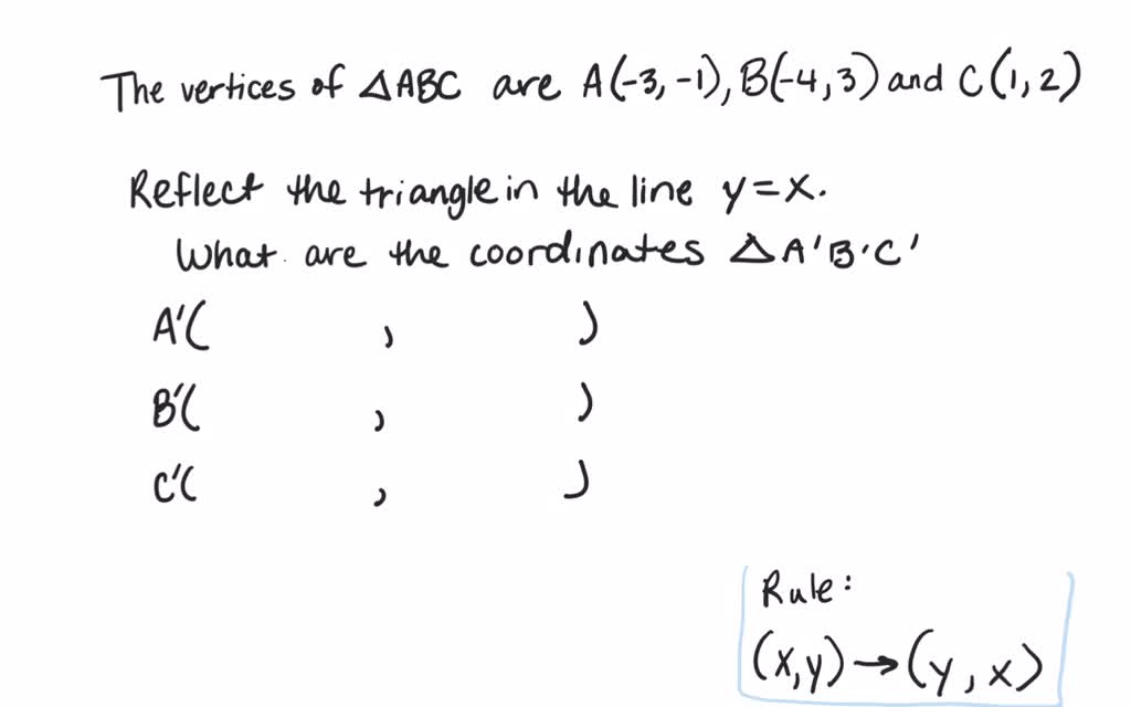Solved Segitiga Abc Dengan Koordinat Titik A 1 2 B 3 1 Dan C 2 Solved Segitiga Abc Dengan Koordinat Titik A 1 2 B 3 1 Dan C 2