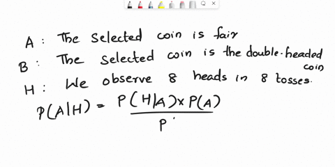 a-jar-has-1000-coins-of-which-999-are-fair-and-1-is-double-headed-pick-a-coin-at-random-and-toss-it-8-times-given-that-you-see-8-heads-what-is-the-probability-that-the-next-toss-of-that-coin-60324