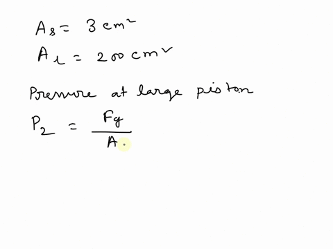 the-small-piston-of-a-hydraulic-lift-fig-p148-has-a-cross-sectional-area-of-300-cm2-and-its-large-piston-has-a-cross-sectional-area-of-200-cm2-what-downward-force-of-magnitude-f1-must-be-applied-to-th