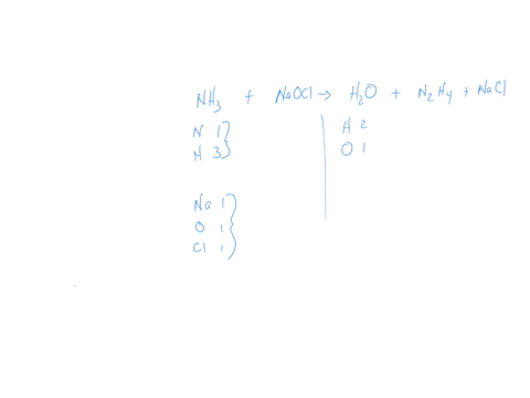 consider-the-reaction-of-to-produce-hydrazine-n2h4-nh3aq-naociaq-h20l-n2h4g-nacl-aq-a-provide-the-balanced-equation-for-this-reaction-2-marks
