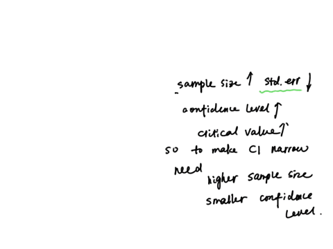 which-of-the-following-would-result-in-the-narrowest-confidence-interval-sample-size-of-30-with-99-confidence-a-sample-size-of-30-with-95-confidence-a-sample-size-of-100-with-95-confidence-a-19107