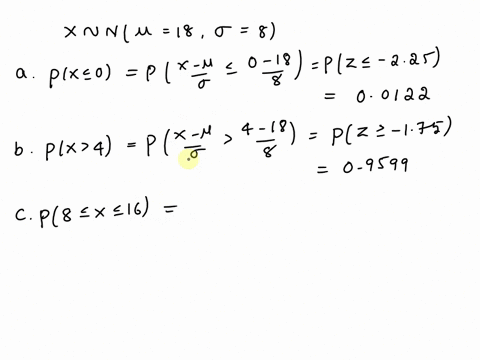 let-x-be-normally-distributed-with-mean-18-and-standard-deviation-8-you-may-find-it-useful-to-reference-the-z-table-a-find-px-0-round-z-value-to-2-decimal-places-and-final-answer-to-4-decima-90359