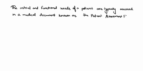 in-which-medical-document-is-the-initial-and-functional-needs-of-the-patient-assessed-99078