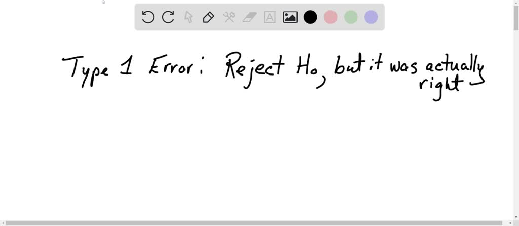 SOLVED: When does a researcher risk a Type I error? A. Anytime the ...