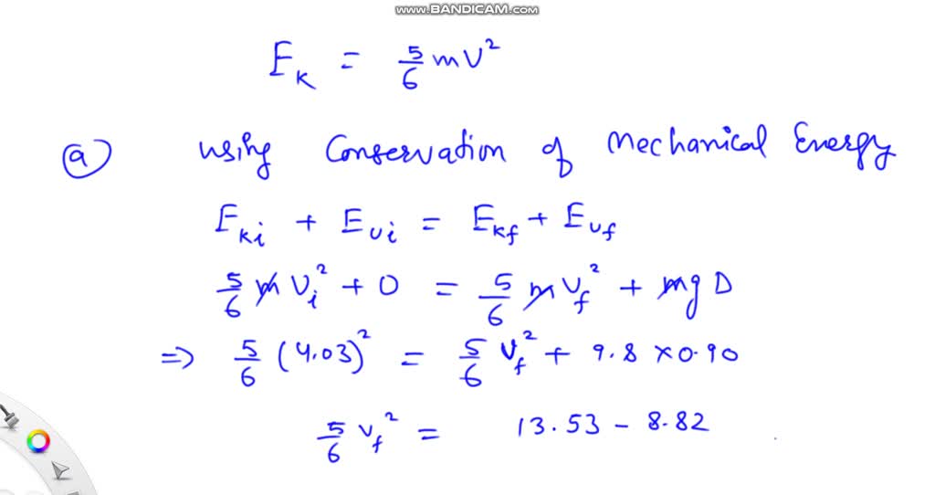 SOLVED A tennis ball is a hollow sphere with a thin wall. It is set rolling without slipping at