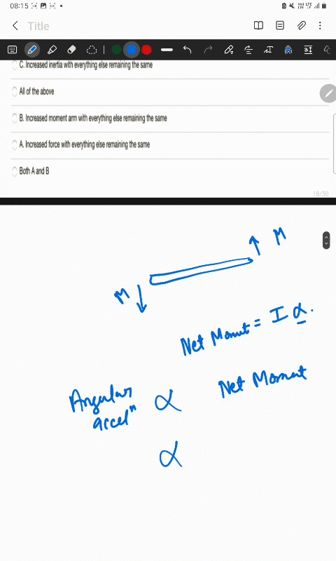 which-of-the-following-would-increase-the-angular-acceleration-of-a-segment-when-everything-else-remains-the-same-it-is-everything-else-besides-the-angular-acceleration-increased-inertia-wit-08885