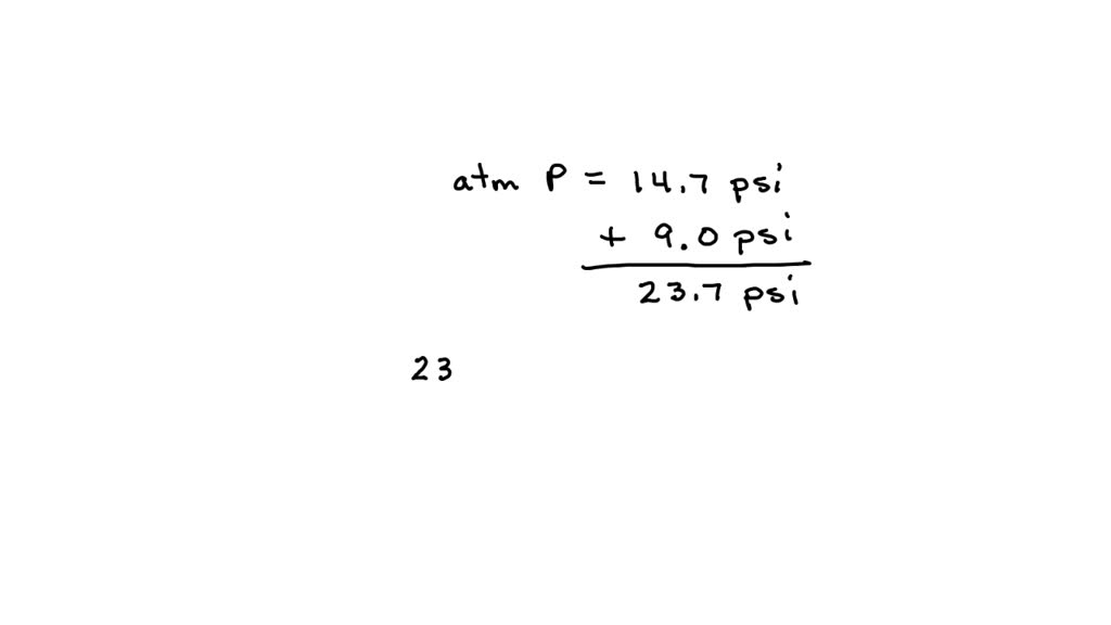 SOLVED A basketball is inflated to 9.0 psi above atmospheric pressure