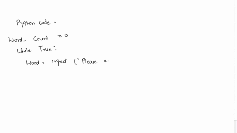 write-a-loop-that-inputs-words-until-the-user-enters-stop-after-each-input-the-program-should-number-each-entry-and-print-in-this-format-1-you-entered-_____-when-stop-is-entered-the-total-nu-21143