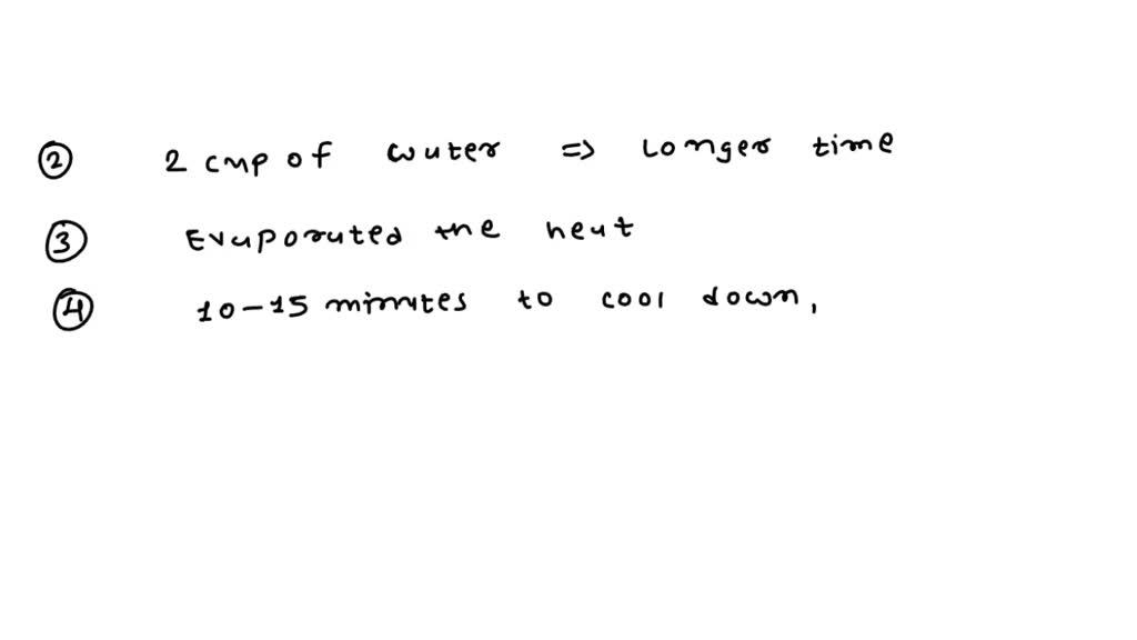SOLVED Guide Questions 1. How long does it take to boil 1 cup of
