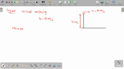 what-is-the-initial-velocity-of-a-projectile-shot-horizontally-at-a-height-of-47m-with-a-speed-of-18ms-what-is-the-initial-direction-of-this-projectile-22184