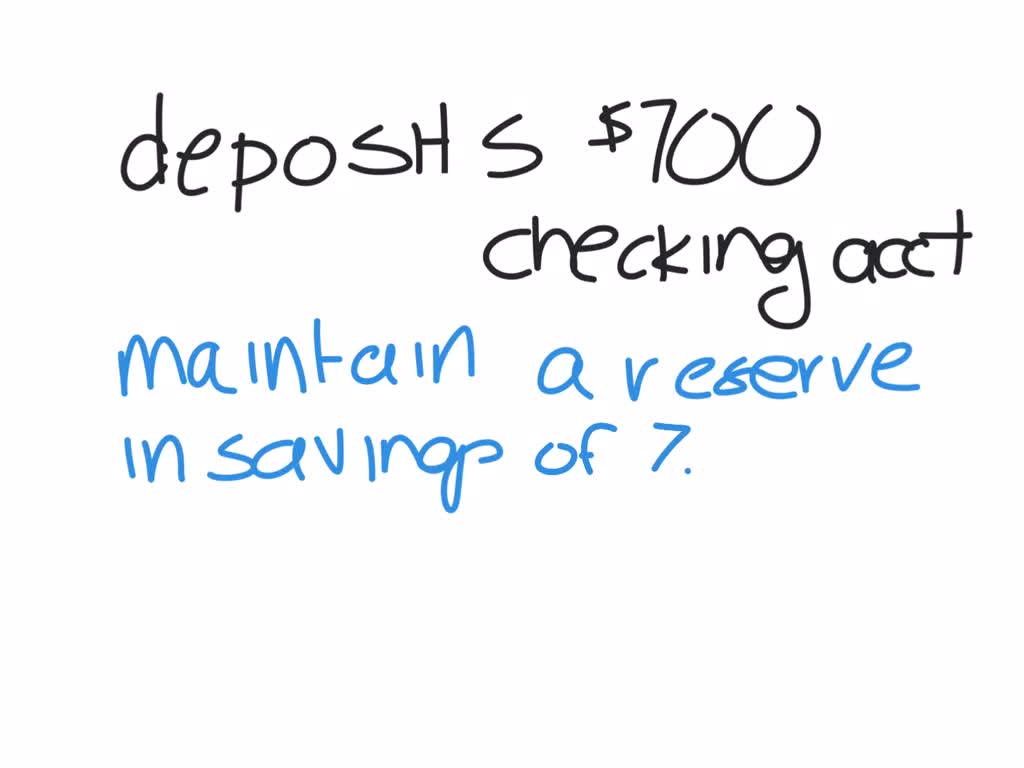 SOLVED: Tracy Deposits 700 That Was In Her Shoebox Into A Checking ...