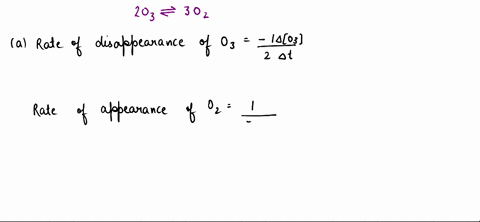 a-how-is-the-rate-at-which-ozone-disappears-related-to-the-rate-at-which-oxygen-appears-b-if-the-rate-at-which-0z-appearsao2at-is-60-x-10-5-ms-at-particular-instant-at-what-rate-is-03-disapp-91293