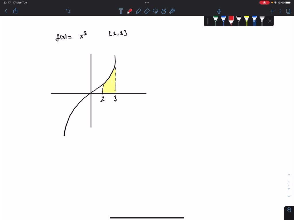 Solved Point Find The Area Under The Curve F X Xe Between X 0 Andx 3 The Area Equals