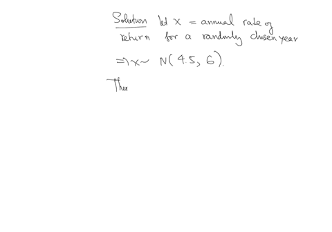 suppose-that-the-annual-rate-of-return-for-a-common-biotechnology-stock-is-normally-distributed-with-a-mean-of-45-and-a-standard-deviation-of-6-find-the-probability-that-the-one-year-return-83632