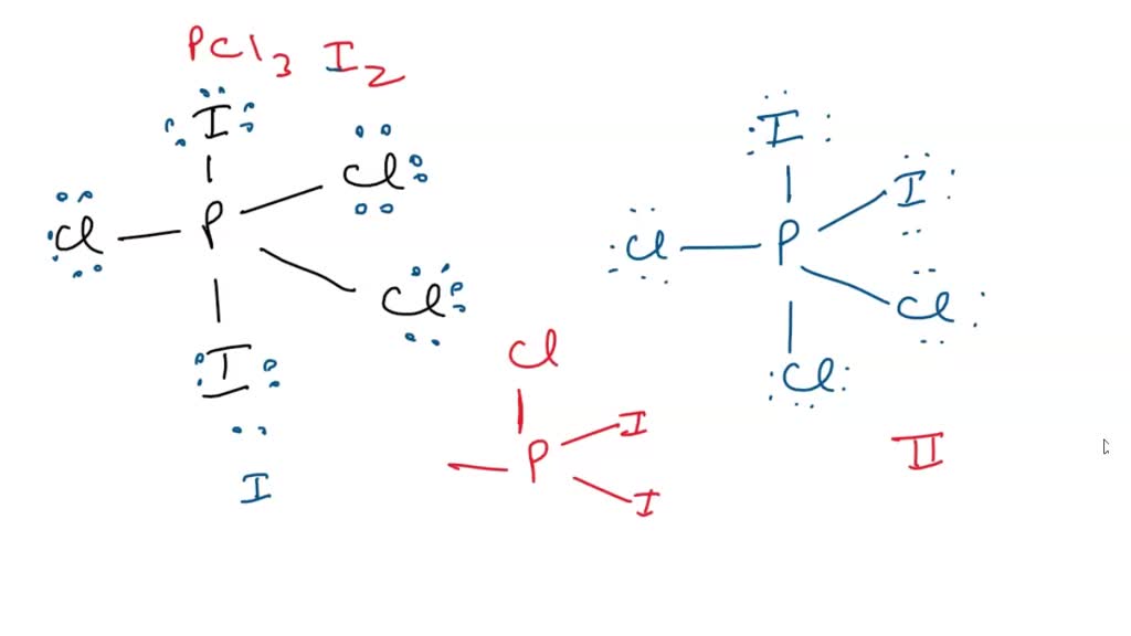SOLVED: Three different Lewis structures for PCl3I2 and two Lewis ...