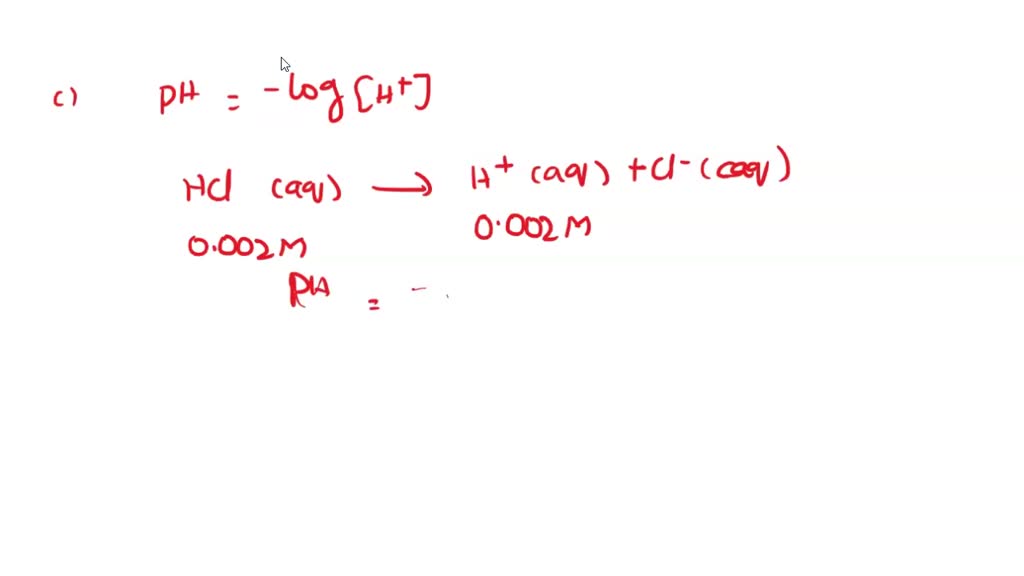 SOLVED: 1) Determine the pH of 0.10 M solution of NaClO2 Kafor HClO2 ...