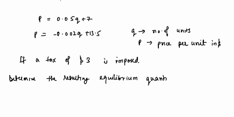 suppose-the-supply-and-demand-equations-for-a-manufacturer-named-spenditus-inc-are-given-by-p-005q-7-and-p-002q-135-respectively-where-q-represents-number-of-units-and-p-represents-price-per-77429
