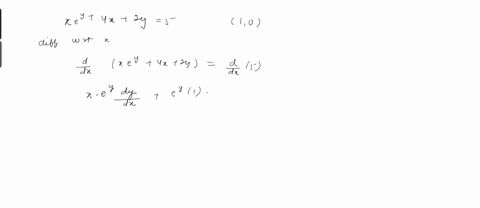 find-the-equation-of-the-tangent-line-to-the-curve-rey-4x-2y-5-at-the-point-10-hint-use-implicit-differentiation-21952