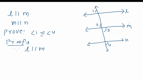 complete-the-proof-there-are-three-labeled-lines-five-labeled-points-four-labeled-angles-and-two-line-segments-line-l-and-line-n-appear-horizontal-with-line-l-above-line-n-line-t-starts-belo-29166