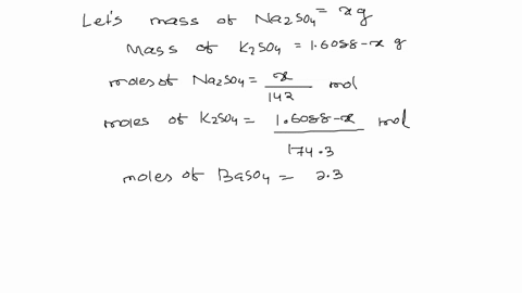 a-16088-g-mixture-of-k2so4-and-na2so4-is-dissolved-in-water-and-bano3-is-added-to-the-solution-to-form-baso4-precipitation-if-we-assume-all-of-the-sulfate-ion-is-removed-by-the-addition-of-t-01804