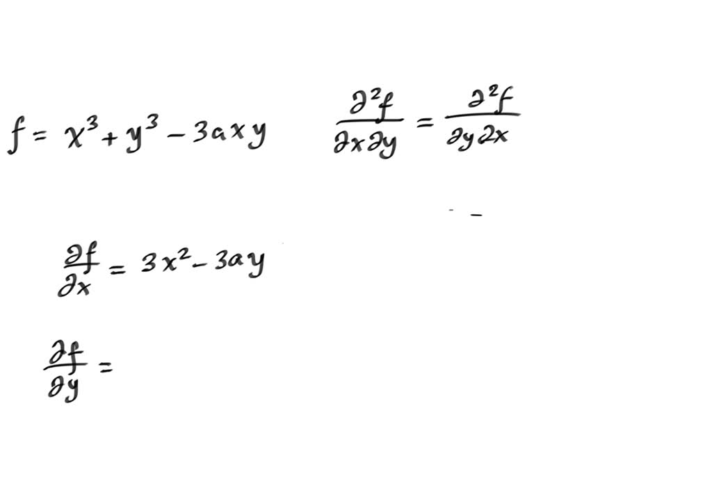 Second order deals partial derivative calculator