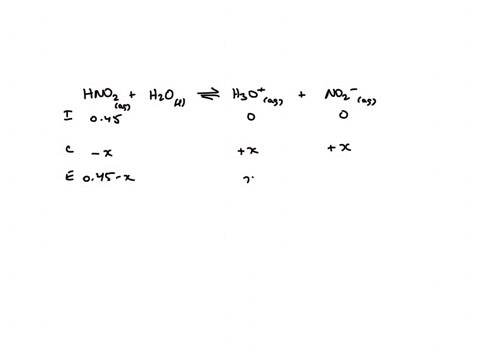 what-is-the-ph-of-a-045-m-solution-of-hno2-ka-45-x-10-4-66115