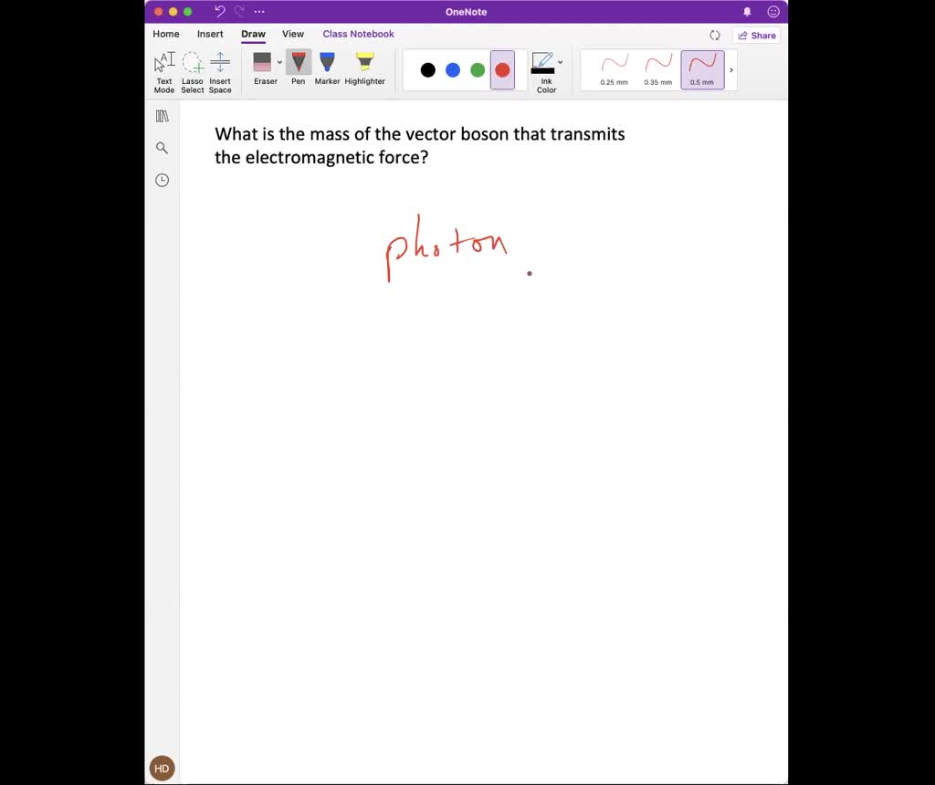 SOLVED What is the mass of the vector boson that transmits the