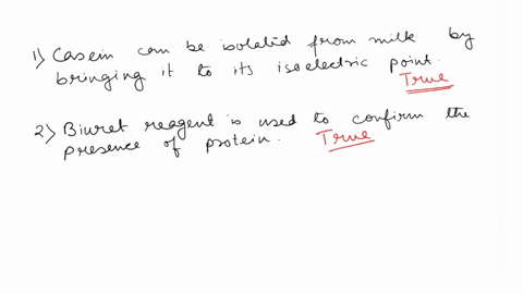 the-biuret-test-is-used-to-test-for-the-presence-of-an-amino-acid-question-1-options-true-false-casein-can-be-isolated-from-milk-by-bringing-it-to-its-isoelectric-point-question-2-options-tr-79884