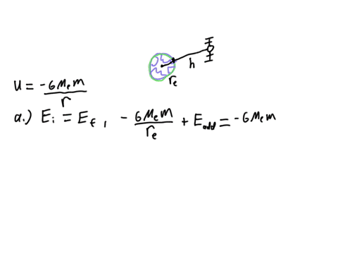 a-what-is-the-total-energy-needed-to-place-a-20-x-103-kg-satellite-into-circular-earth-orbit-at-an-altitude-of-50-x-102-km-b-how-much-additional-energy-would-have-to-be-supplied-to-the-satel-63541