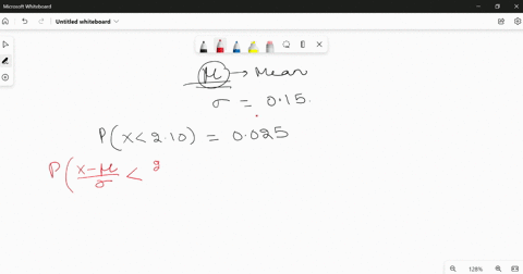 suppose-you-are-given-that-x-is-a-normally-distributed-random-variable-with-a-mean-of-mu-and-a-standard-deviation-of-015-if-px210-0025-what-is-the-value-of-mu-98417