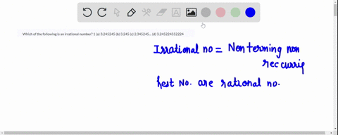 which-of-the-following-is-an-irrational-number-1-a-3245245-b-3245-c-2345245-d-3245224552224-75515