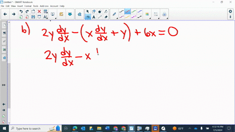 a-curve-is-defined-by-the-cquation-y2-xy3x2-50-3-marks-6-marks-dy_y-6x-dr2v-x-b-iifind-the-gradient-of-the-curve-at-each-of-the-points-where-i-2-marks-3-marks-98427