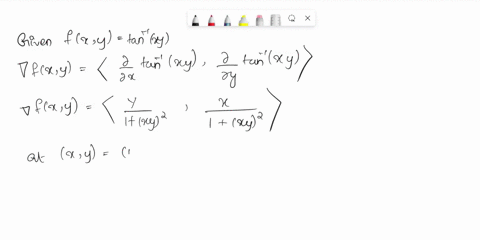 find-the-directional-derivative-of-the-function-f-x-y-tan1xy-at-the-point-1-3-in-the-direction-of-the-unit-vector-parallel-to-the-vector-v-4i-3j-04088