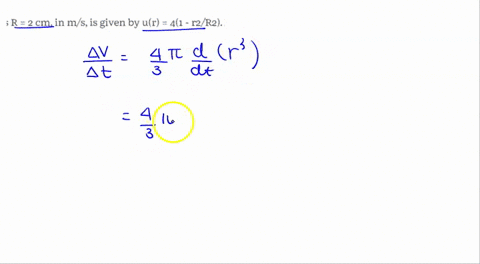 the-velocity-profile-in-fully-developed-laminar-flow-in-a-circular-pipe-of-inner-radius-r-2-cm-in-ms-is-given-by-ur-41-r2r2-determine-the-average-and-maximum-velocities-in-the-pipe-and-the-v-49418