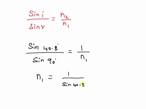 the-critical-angle-for-a-special-type-of-glass-in-air-is-408-degrees-the-index-of-refraction-for-water-is-133-what-is-the-critical-angle-if-the-glass-is-immersed-in-water-62129