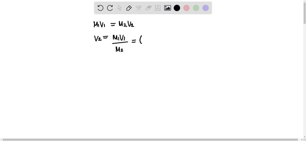 SOLVED: a solution contains 20.0 mL of 2.50M HCl, what volume must the ...