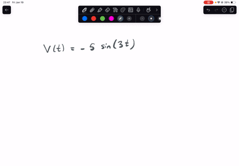 as-in-the-previous-problem-electric-potential-in-a-circuit-is-given-by-vt-5-sin3t-with-v-in-volts-and-t-in-seconds-compute-the-rate-of-change-of-v-at-the-instant-t-1-second-your-answer-must-be-accurat
