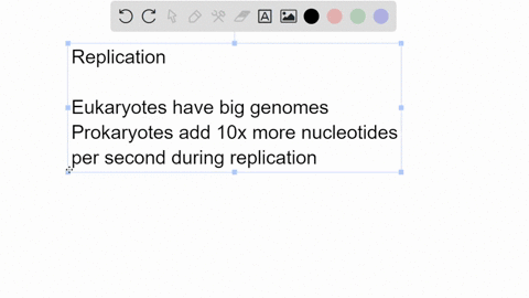 the-genomes-of-eukaryotic-organisms-are-much-larger-than-those-of-prokaryotes-and-the-rate-of-replication-fork-movement-in-eukaryotes-is-about-10-fold-slower-than-that-of-prokaryotes-however-26221
