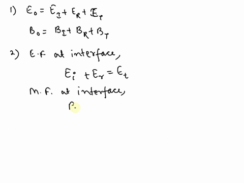 a-plane-wave-is-incident-on-an-interface-between-linear-materials-at-an-angle-of-incidence-theta-sub-i-the-incident-wave-has-polarization-perpendicular-to-the-plane-of-incidence-as-shown-in-09284