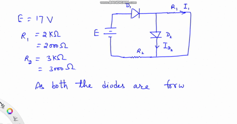 for-the-network-shown-in-figure-b22-assume-e-17vdiode-d1-dz-as-germanium-ri2kq-and-r2-3kq-calculate-current-i1-ii-current-id2-iii-voltage-across-resistor-rz-r-d-dz-ipz-2-r2-figure-b22-76586