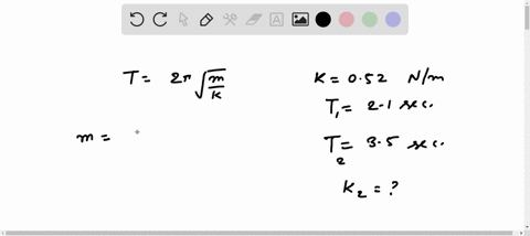 the-equation-for-the-period-t-of-a-mass-m-oscillating-with-simple-harmonic-motion-at-the-end-of-a-spring-with-a-force-constant-k-is-t-2tvmlk-_-a-mass-m-that-is-oscillating-on-a-spring-with-a-02273