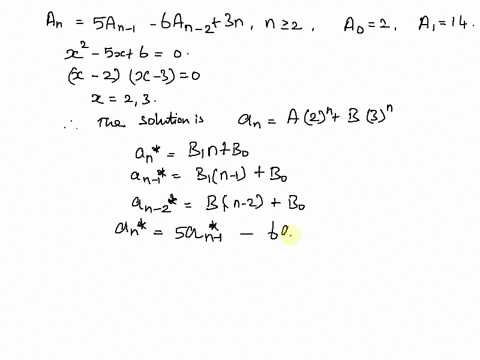 solve-the-recurrence-relation-an-5an-1-6an-2-3n-n-2-a0-2-a1-14-80792