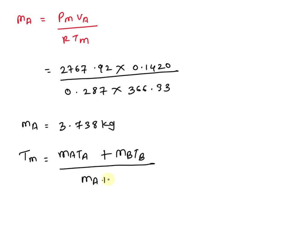 SOLVED: Two Vessels A And B Of Different Sizes Are Connected By A Pipe ...