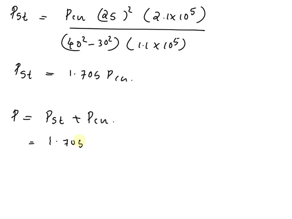 SOLVED A Steel Rod Of 25 Mm Diameter Is Enclosed Centrally In A Copper solved-a-steel-rod-of-25-mm-diameter-is-enclosed-centrally-in-a-copper