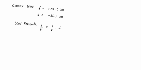 an-object-is-located-351-cm-to-the-left-of-a-converging-lens-whose-focal-length-is-562-cm-a-determine-the-image-distance-and-b-the-magnification-16153